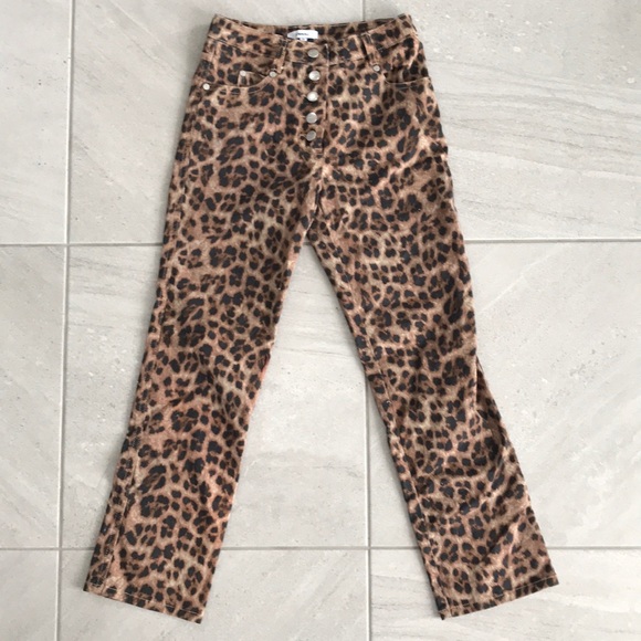 Miaou Leopard Print Pants - Picture 1 of 4